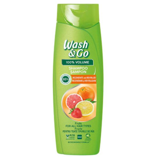 Sampon pentru toate tipurile de par, Wash&Go Fruits - 360 ml