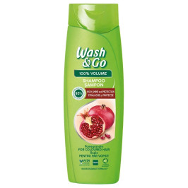 Sampon pentru par vopsit, Wash&Go Pomegranate / Rodie - 360 ml