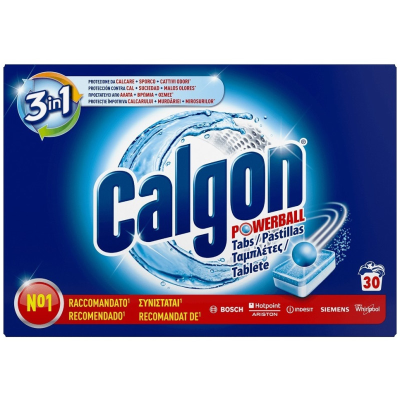 Tablete anticalcar, Calgon 3 in 1 - 30 bucati