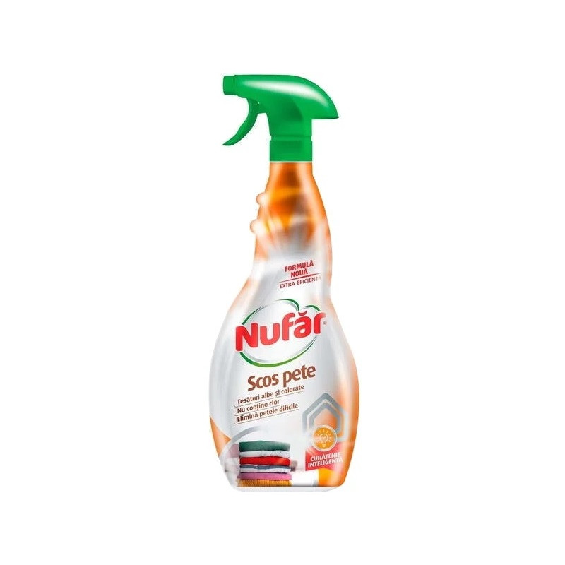 Solutie scos pete pentru tesaturi, fara clor, Nufar - 500 ml