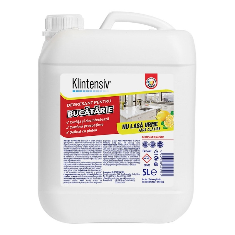 Degresant pentru Bucatarie, Klintensiv - 5 litri