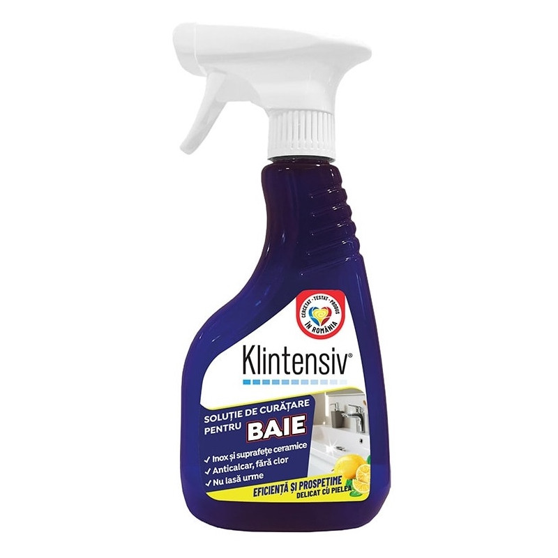 Solutie de Curatare pentru Baie, Klintensiv - 500 ml