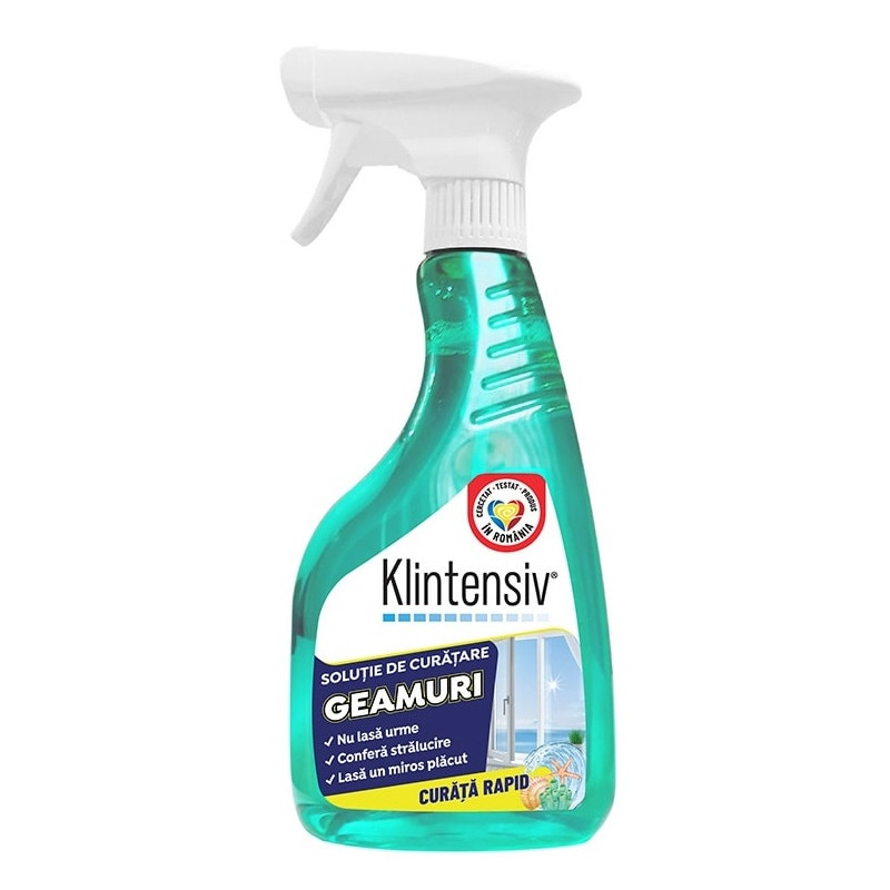 Solutie de curatare geamuri, Klintensiv - 500 ml