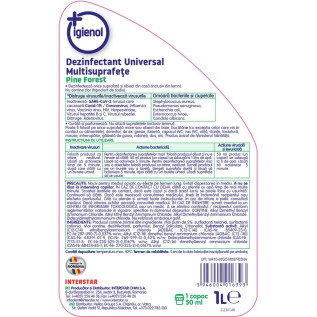 Detergent de pardoseli, Igienol Pine Fresh, 1 litru