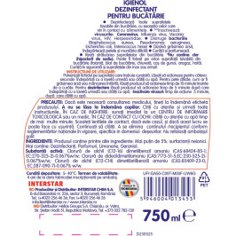 Solutie pentru curatat bucataria Igienol, fara clor, 750 ml