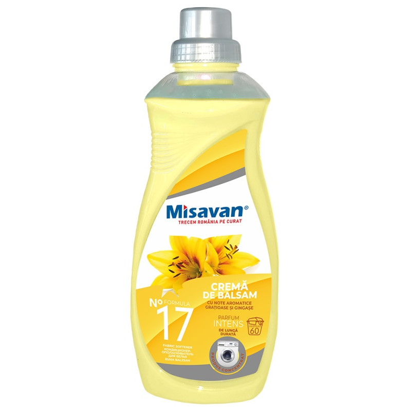 Crema de balsam rufe, 60 spalari, No 17 Misavan, 1.5 litri