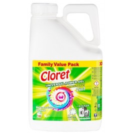 CLORET - Detergent rufe lichid 2 in 1 Universal Power - 5 litri