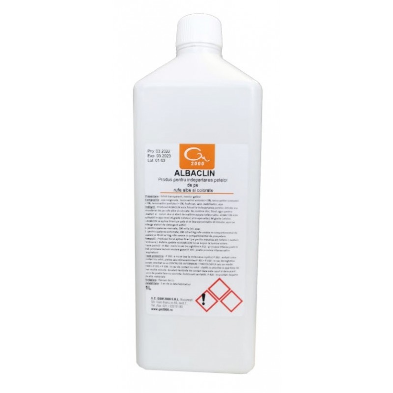 Detergent rufe Albaclin, pentru scoaterea petelor - 1 litru