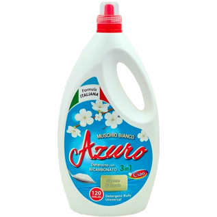 Detergent rufe universal albe / colorate cu parfum de Mosc Alb, Azuro, 4.8 litri