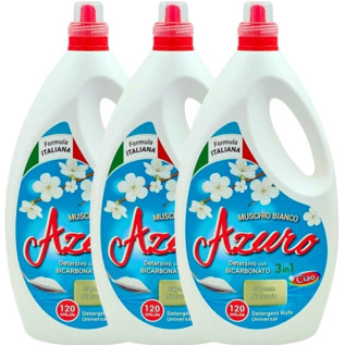 Detergent rufe Universal, Azuro Mosc Alb , 3 x 4.8 litri