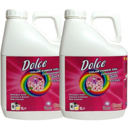 Detergent Rufe Colorate, Dolce, 2 x 5 litri