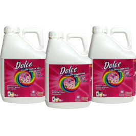 Detergent Rufe Colorate, Dolce, 3 x 5 litri
