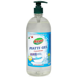 Detergent de vase gel concentrat, Zero Parfum Royal - 1 litru