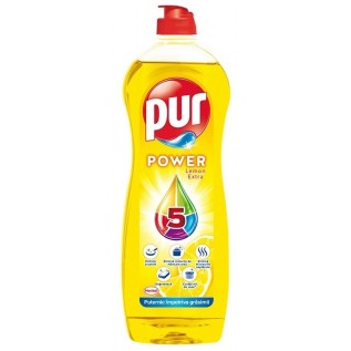 Detergent de vase, PUR Power 5 Lemon - 750 ml