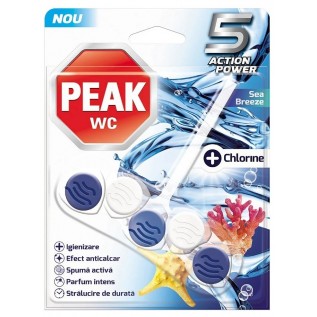 PEAK WC - Odorizant toaleta 5 in 1 - Sea Breeze - 50 gr