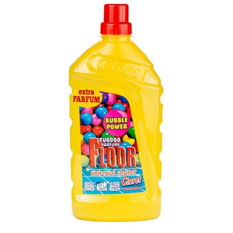 Detergent pardoseli cu parfum Bubble Gum, Cloret - 1 litru