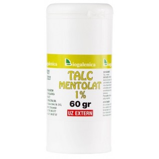 Pudra de talc, mentolat - 60 grame