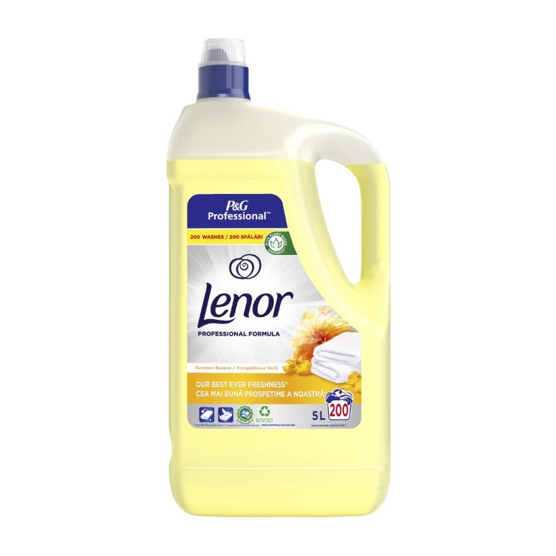 LENOR - Summer Breeze - Balsam rufe, 200 spalari - 5 litri