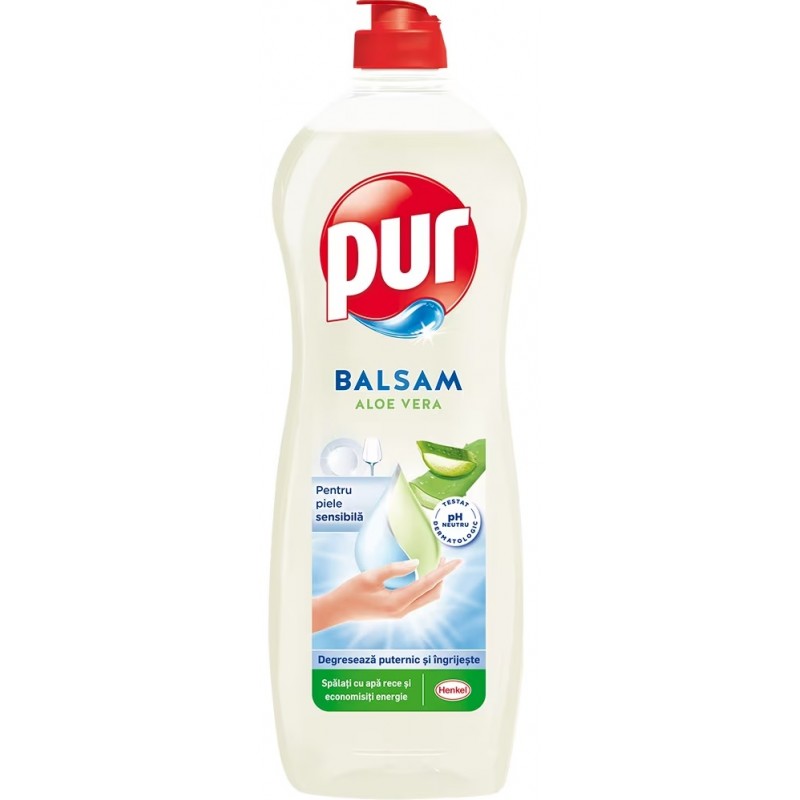 PUR - Balsam Aloe Vera - Detergent de vase - 750 ml