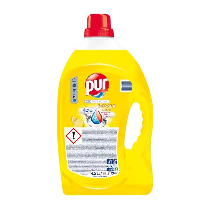 PUR - Lemon - Detergent de vase - 4.5 litri