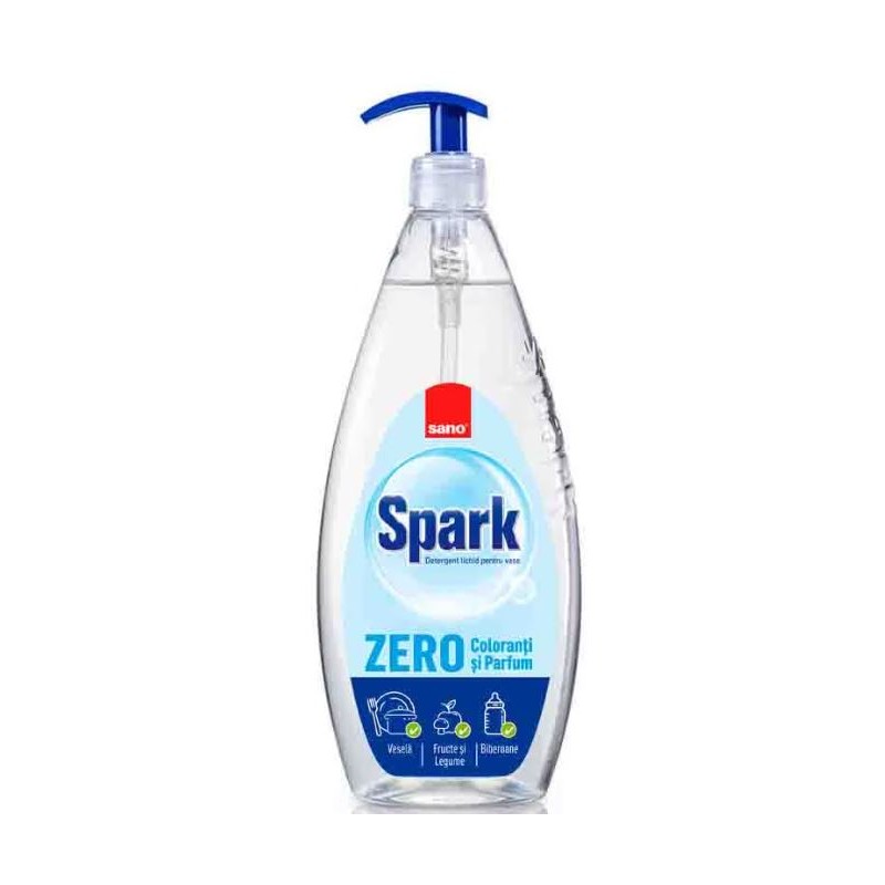 SANO Spark - Zero - Detergent de vase - 1 litru