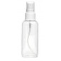 Flacon transparent pentru lichide cu pulverizator 100 ml