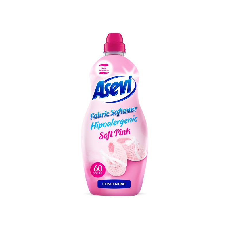 ASEVI - Talco Rosa / Soft Pink - Balsam rufe, 60 spalari - 1.5 litri