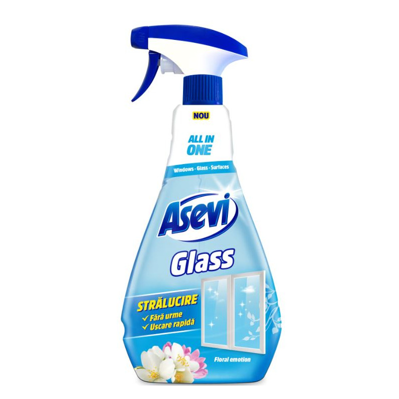 ASEVI - Glass - Solutie de curatat geamuri - 750 ml