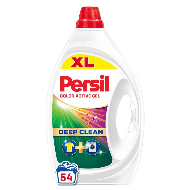 PERSIL - Color Active Gel - Detergent lichid rufe, 54 spalari - 2.43 litri