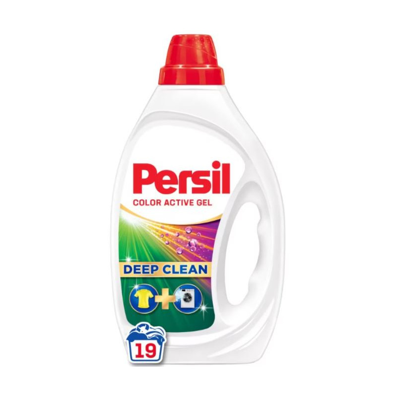 PERSIL - Color Active Gel - Detergent lichid rufe, 19 spalari - 855 ml