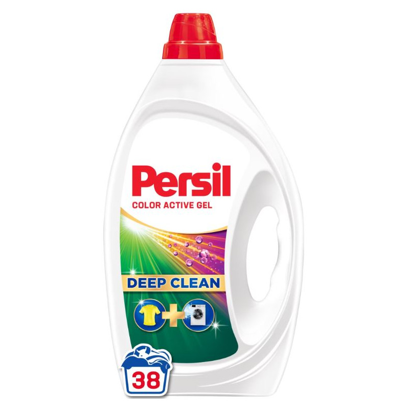 PERSIL - Color Active Gel - Detergent lichid rufe, 38 spalari - 1.7 litri