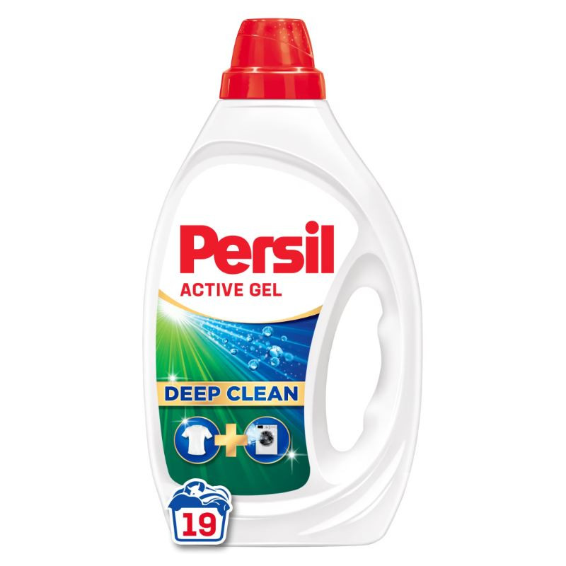 PERSIL - Active Gel - Detergent lichid rufe, 19 spalari - 855 ml