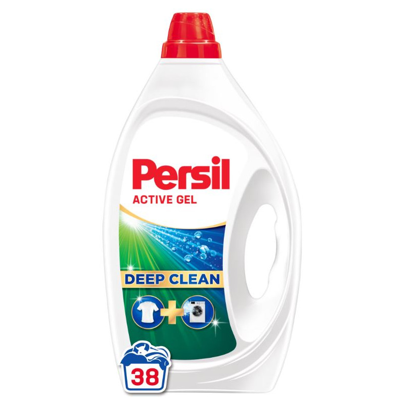 PERSIL - Active Gel - Detergent lichid rufe, 38 spalari - 1.7 litri