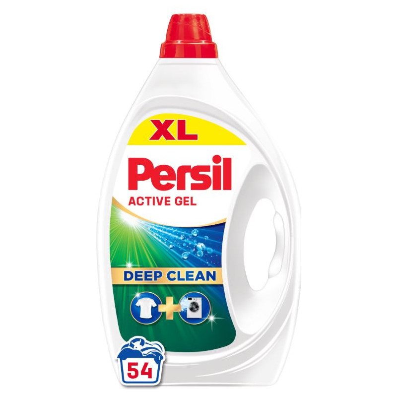 PERSIL - Active Gel - Detergent lichid rufe, 54 spalari - 2.43 litri