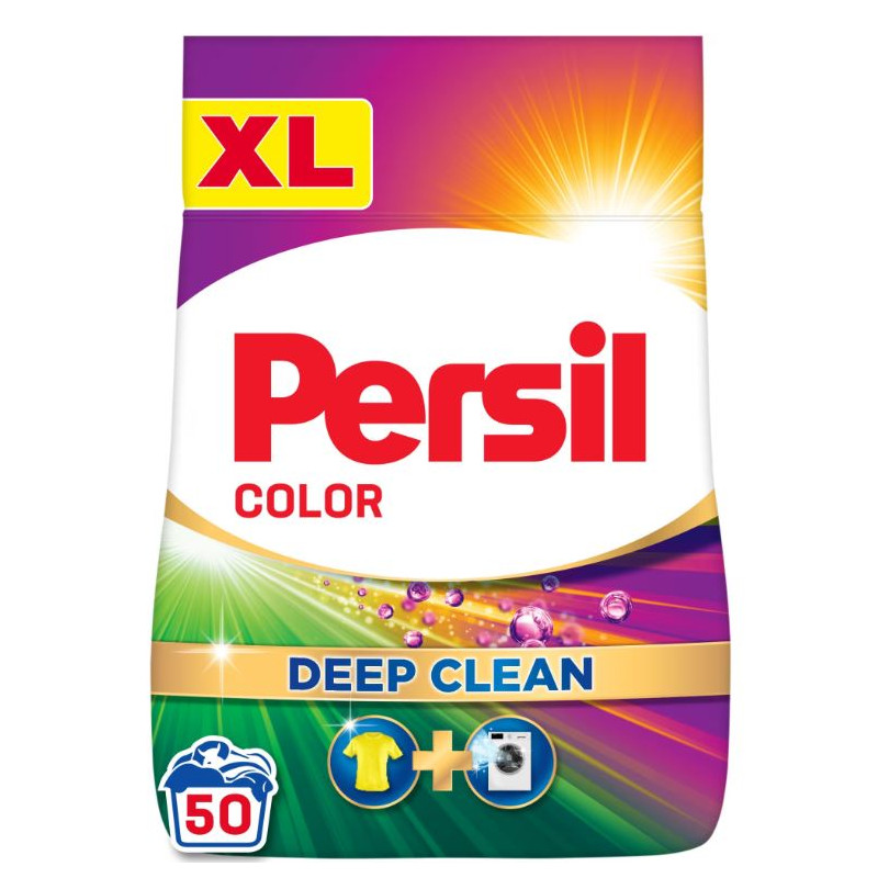 PERSIL - Color - Detergent rufe pudra, 50 spalari - 3 Kg