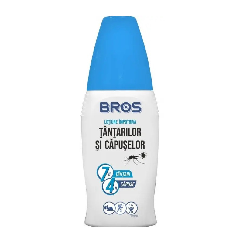 Lotiune impotriva tantarilor si capuselor, Bros - 100 ml