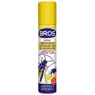 Spray impotriva tantarilor si viespilor, pentru copii, Bros - 90 ml