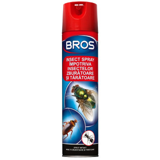 Spray impotriva insecte taratoare si zburatoare, Bros - 400 ml