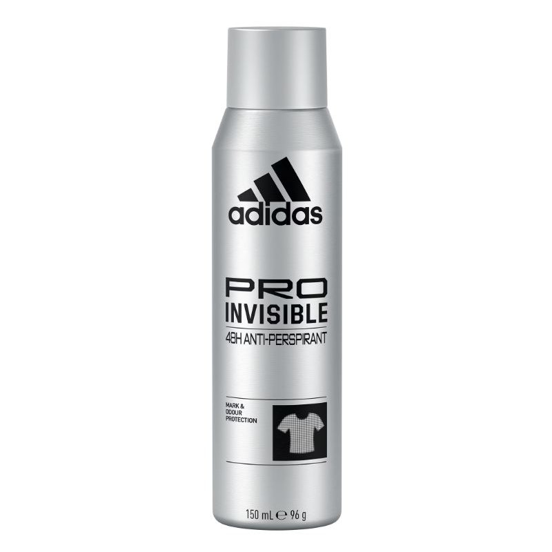 Deodorant spray antiperspirant Adidas Male Pro Invisible - 150 ml