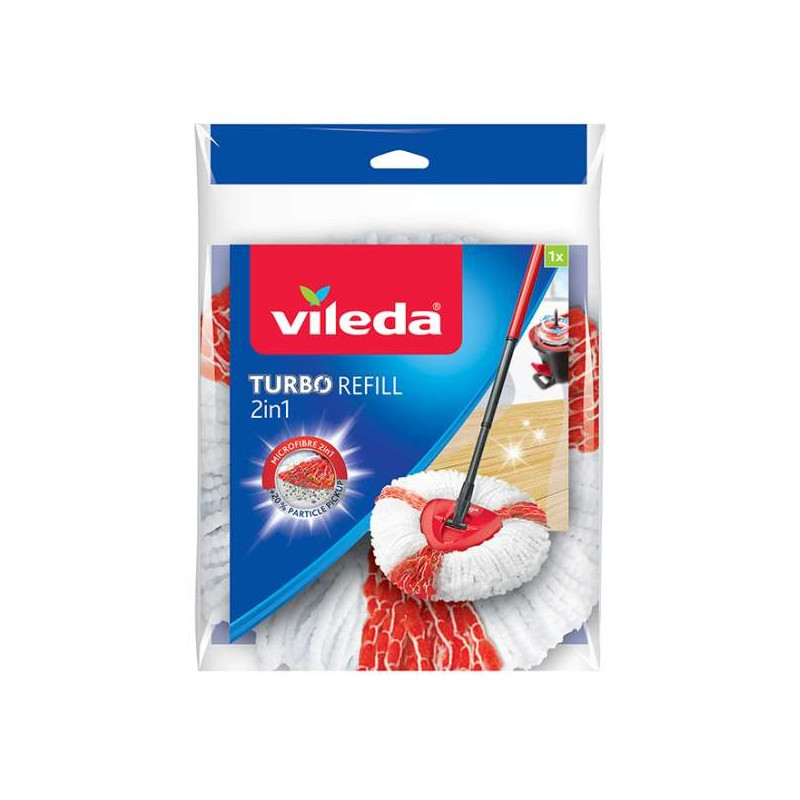 Rezerva - Sistem mop rotativ, Vileda Turbo 2in1 microfibre