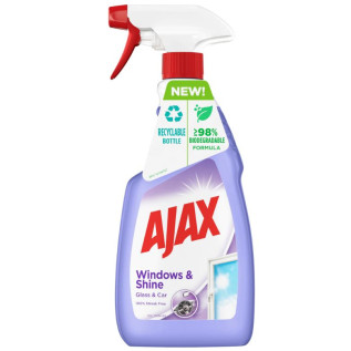 Solutie curatat geamuri, Ajax, Windows & Shiny Surfaces - 500 ml