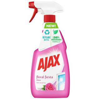 Solutie curatat geamuri, Ajax, Floral Fiesta Pink - 500 ml