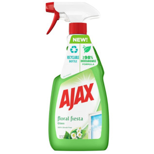 Solutie curatat geamuri, Ajax, Floral Fiesta Green - 500 ml