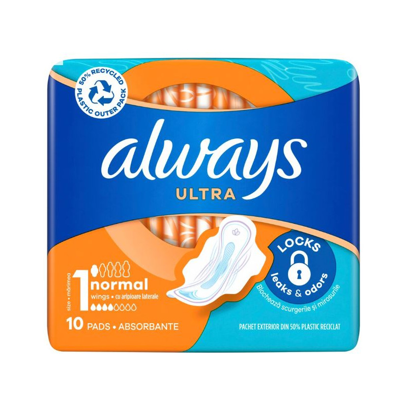 Absorbante Always Ultra Normal Plus - 10 buc