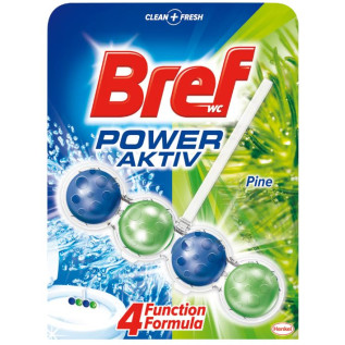 Odorizant toaleta cu suport, Bref Pine - 50 grame