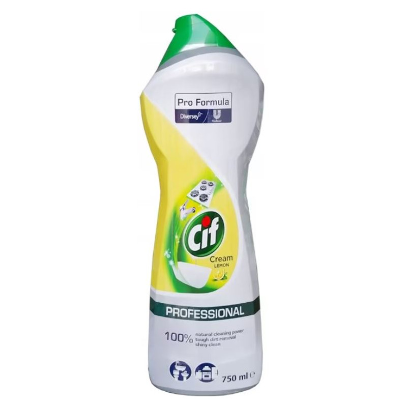 Crema de curatat universala, Cif Lemon - 750 ml