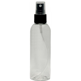 Flacon transparent pentru lichide cu pulverizator 100 ml