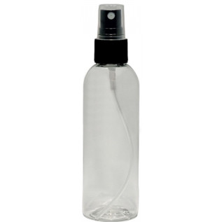 Flacon transparent pentru lichide cu pulverizator 100 ml