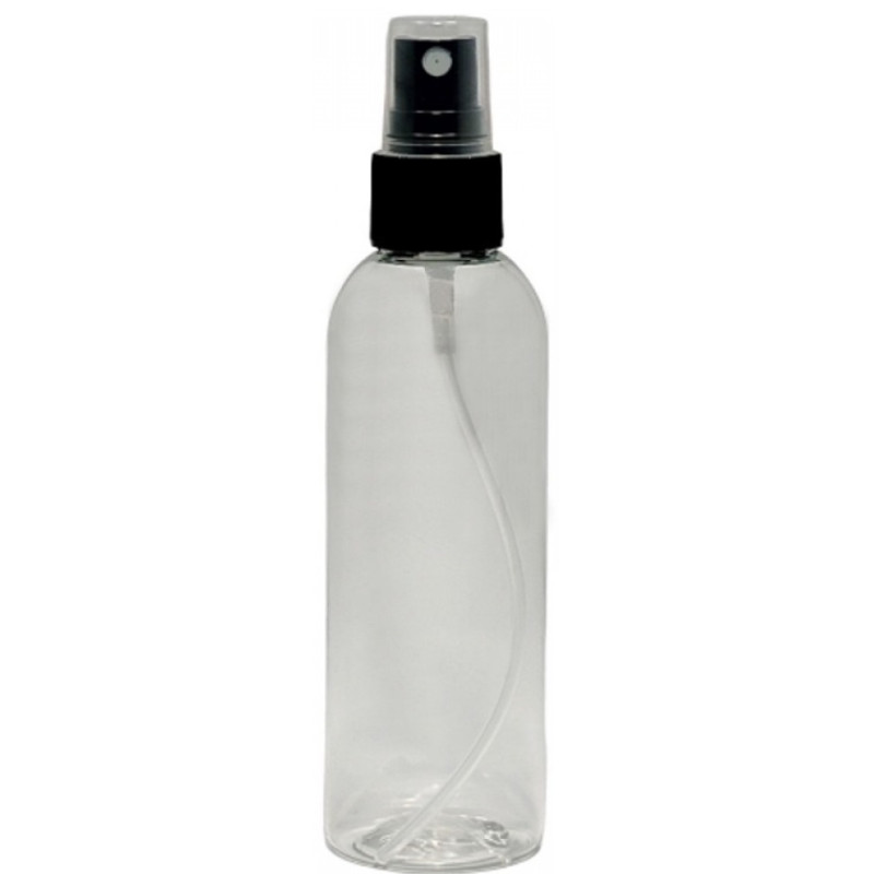 Flacon transparent pentru lichide cu pulverizator 50 ml