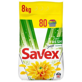 Detergent rufe automat, pudra, Savex Fresh - 8 kg